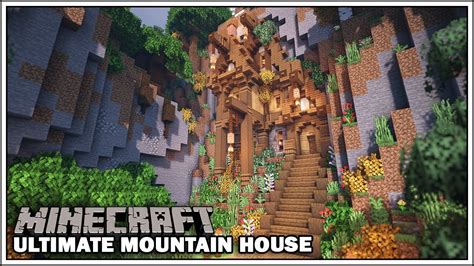 house in a mountain minecraft